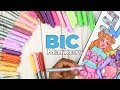 SKETCHBOOK ART WITH BIC MARKERS | These are alcohol based markers