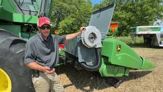 Seeding Cover Crops With Corn Head Seeder