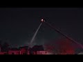 Fire tears through building at apartment complex