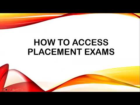 Navigating the Student Portal: Placement Tests and Financial Aid