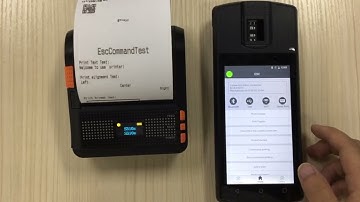 Biometric Handheld Device with Bluetooth Thermal Printer | BVS Biometric Verification System