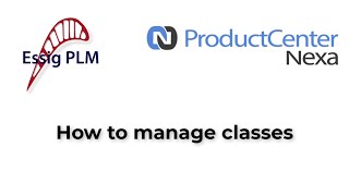 NEXA Tutorial: How to manage classes