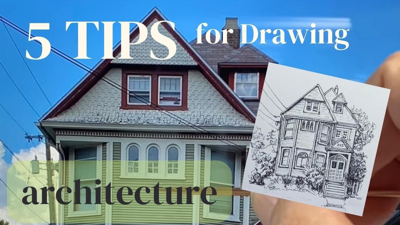 5 Tips for Drawing Architecture - YouTube