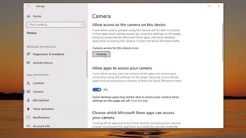 How to Prevent Apps From Accessing Camera on Windows 10 [Tutorial]