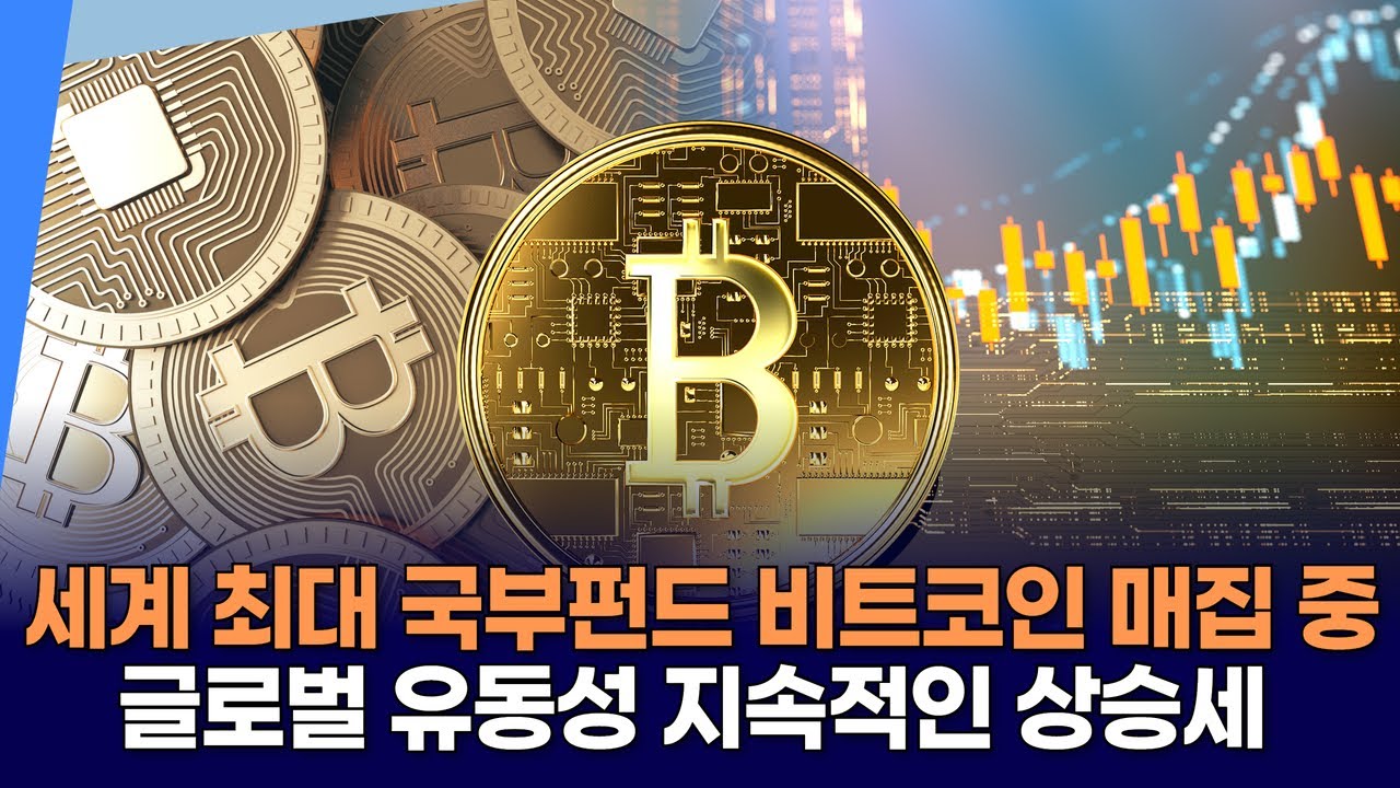 세계 최대 국부펀드에서 비트코인 매집 중… 글로벌 유동성 지속적인 상승세