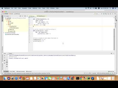 Array rotation in python