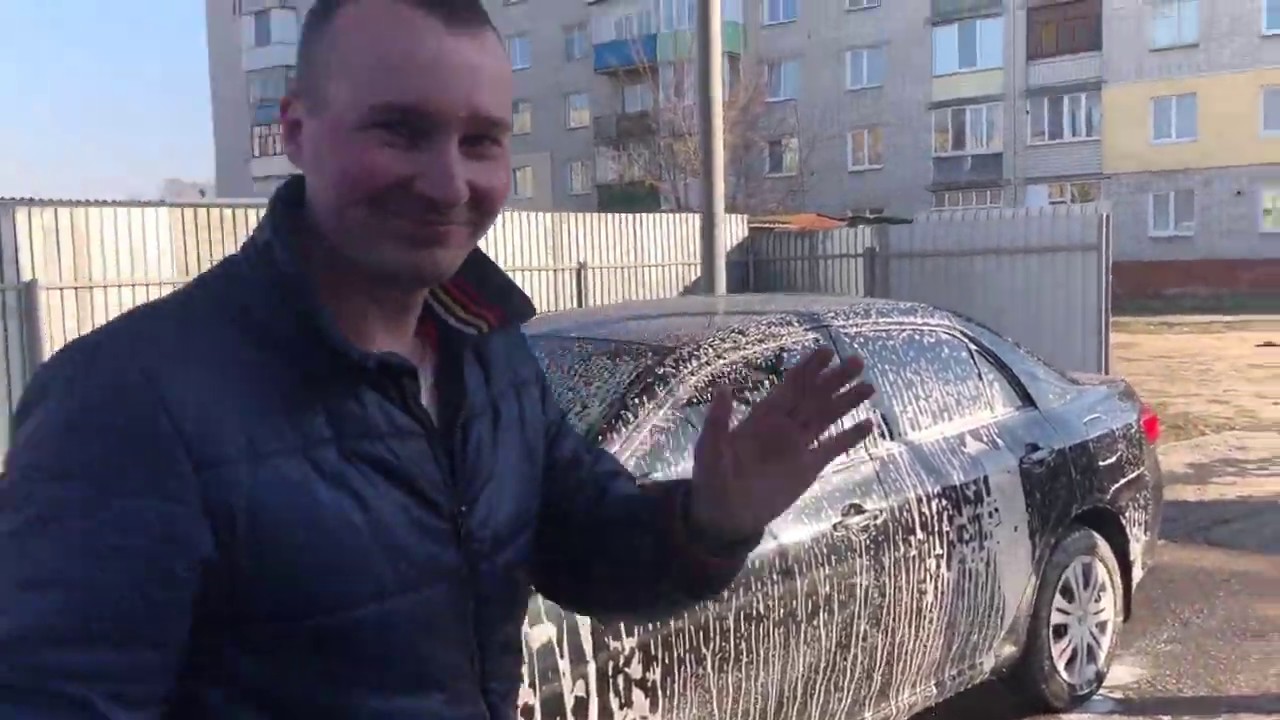 Правильная мойка Toyota  НА МОЙКЕ САМООБСЛУЖИВАНИЯ Эконом