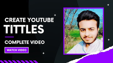 Create Video Tittle