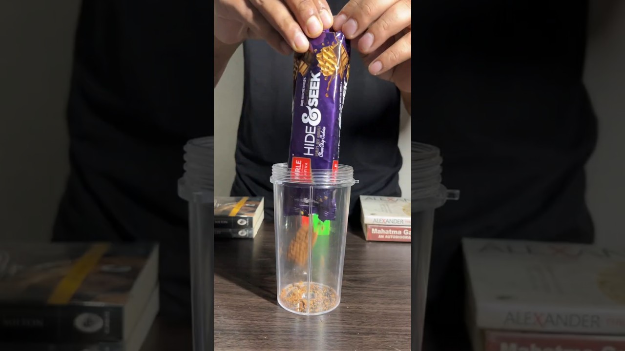 4k Best Biscuit Shake Recipe in Just 1 Minute! 