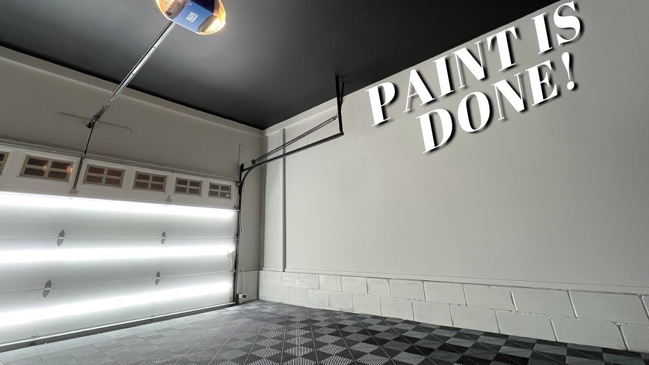Building My 20x20 Dream Garage!! Part 7 - Paint - YouTube
