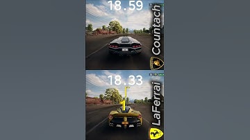 Lamborghini Countach VS Ferrari LaFerrari - Dragrace | NFS Unbound #nfs #shorts #viral #trending