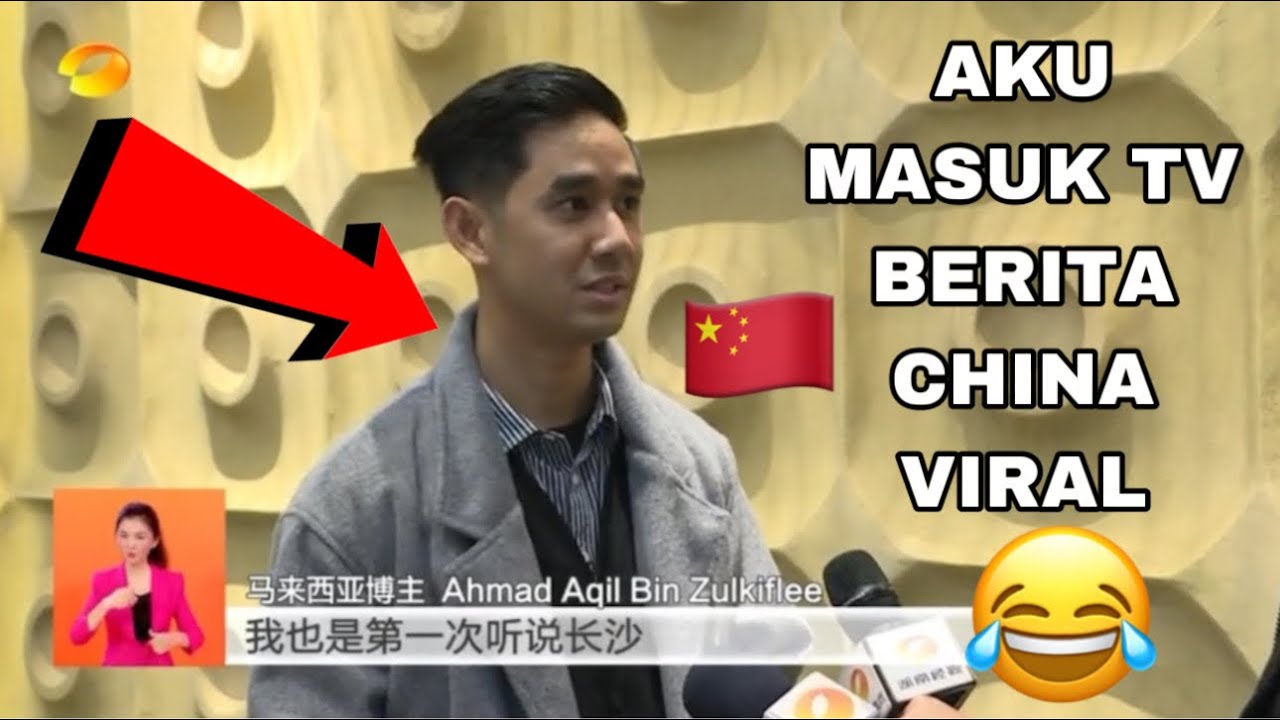 AKU MASUK BERITA DUNIA CHINA VIRAL 😱🇨🇳 TERKEJUT AQIL CAKAP CINA 🤣
