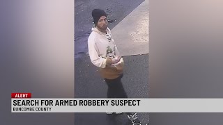 Buncombe Co. deputies search for armed robbery suspect