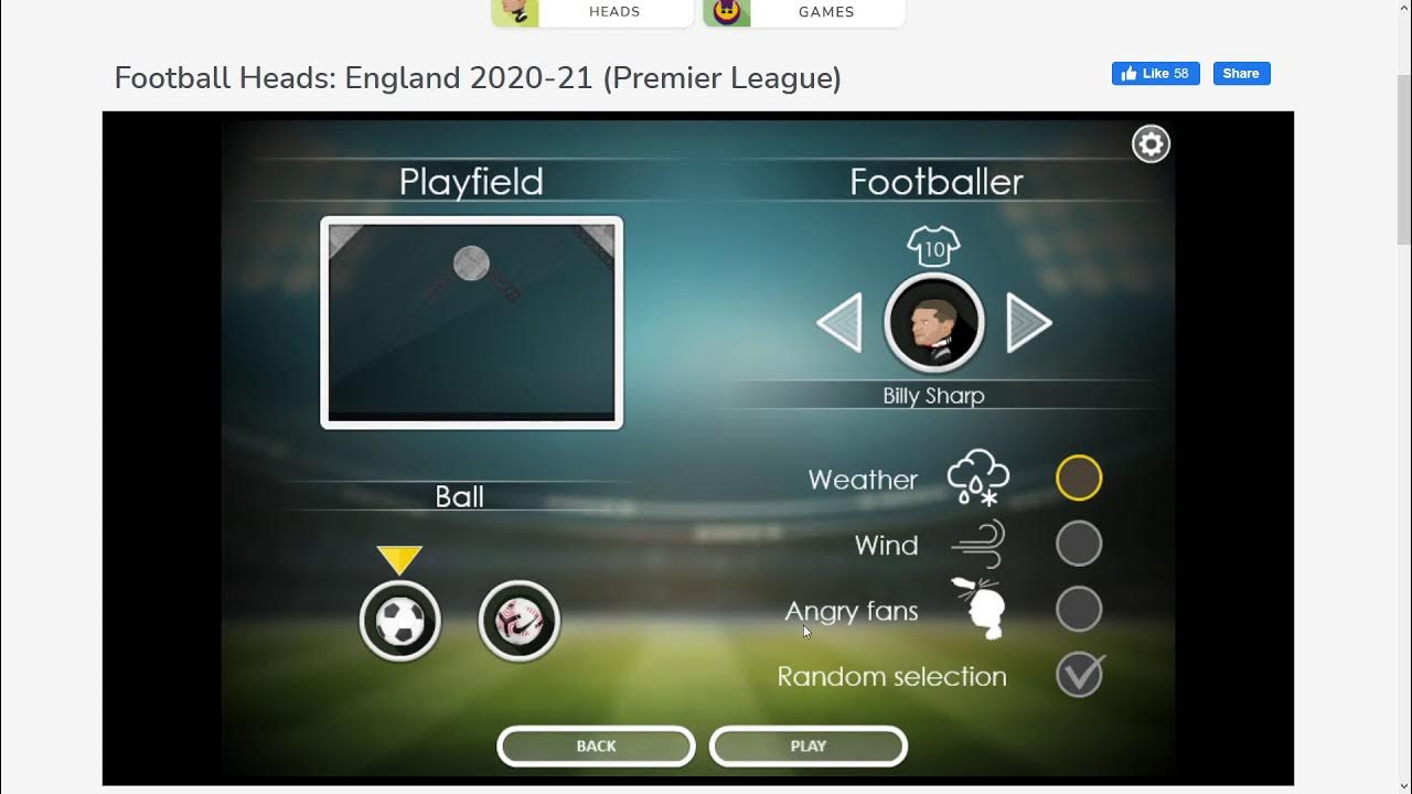 Football Head: Premier League 2021/22 dvadi.com - LVL LEGENDARY