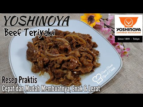 Panduan Memasak Resep Praktis Slice Beef Teriyaki ala Yoshinoya || bikin sendiri di rumah hasil nya luar biasa 😍 Yang Nikmat