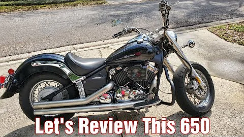 2004 Yamaha V-Star Classic 650 Review Is It A Good Beginners Bike? #doitforrick