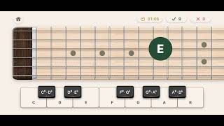 Details Guitar fretboard note name memory training. News