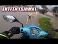 Issız Köyde Köpekle Başbaşa | Islanmak için motosiklet sürmek | Honda Dio motovlog kolaçan