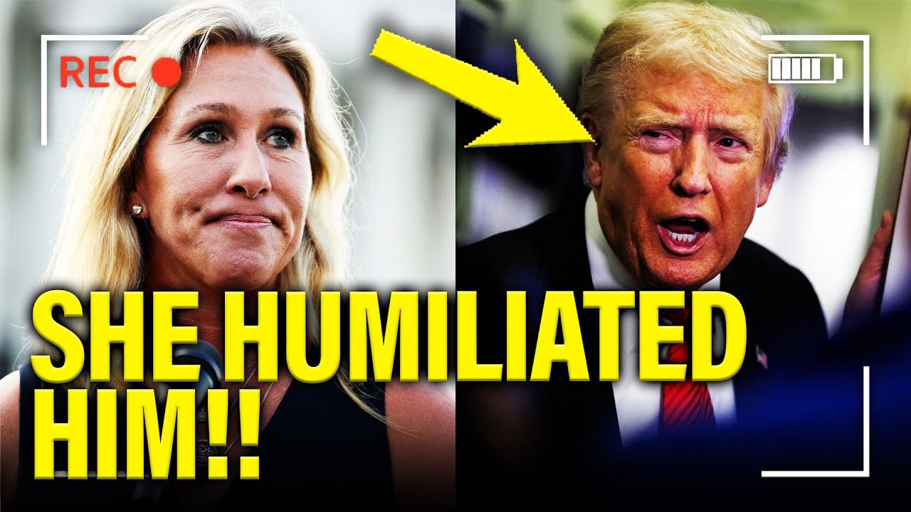 MTG instantly THROWS Trump UNDER BUS for HIS STUNT