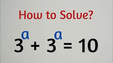 A Nice Olympiad Exponential Problem | Can You Solve? 