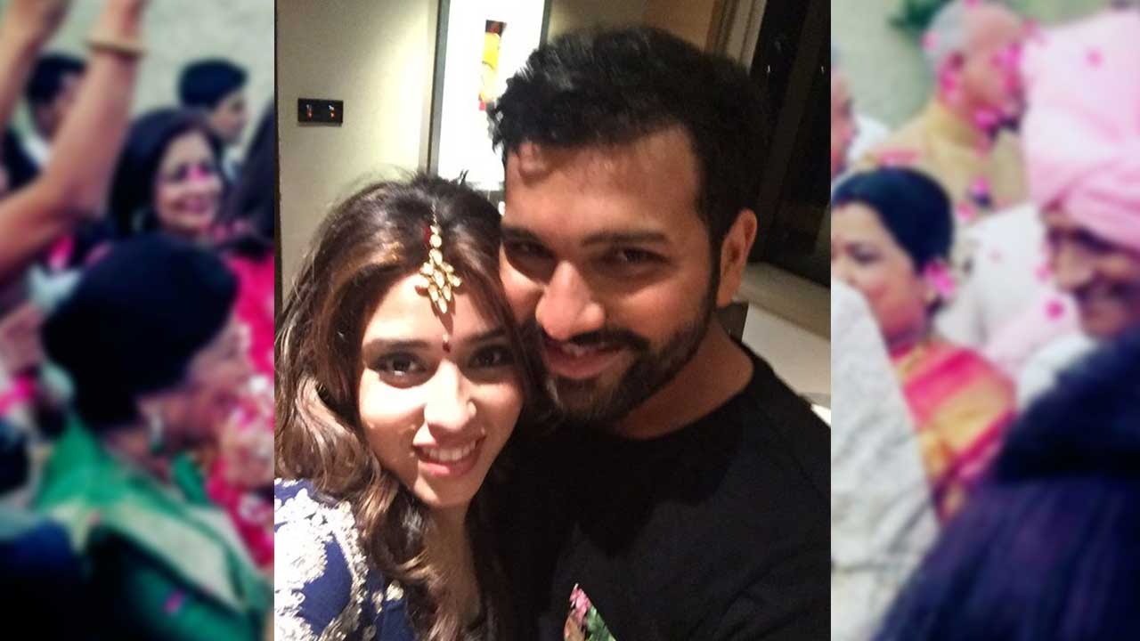 Rohit Sharma-Ritika Sajdehs first selfie post marriage photo