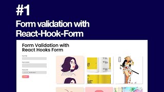 Form Validation with React Hook Form #1 (Preview & Initial Setup)