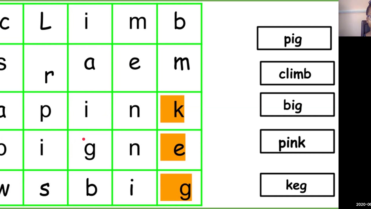 Keywords from The Big Pig