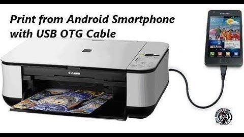 How to Print From Your Android Smartphone (Through OTG)