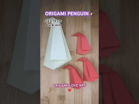 PENGUIN PAPER ORIGAMI TUTORIAL HOW TO FOLD OR TO MAKE EASY ORIGAMI BIRD PENGUIN Penguin Shorts PENGUIN PAPER ORIGAMI TUTORIAL HOW TO FOLD OR TO MAKE EASY ORIGAMI BIRD PENGUIN Penguin Shorts
