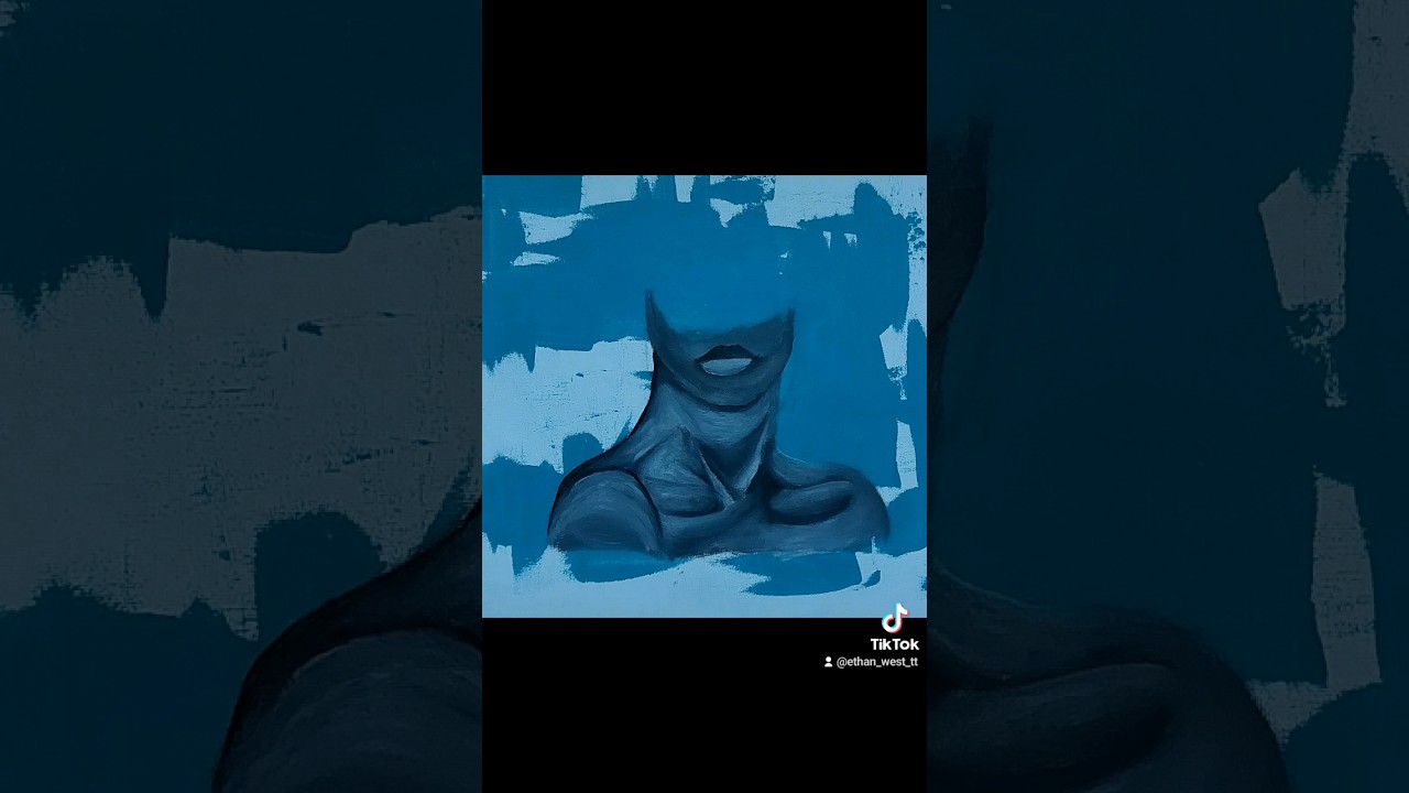 I was bored and wanted to paint something blue