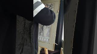 "Scorched"an upcycling oil painting project