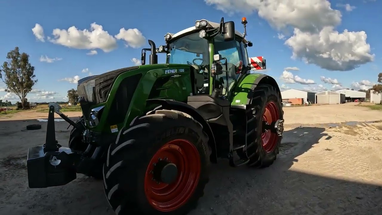 The new tractor has arrived!