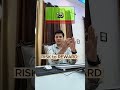 What's your risk to reward ?