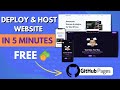 Deploy & Host Your Website for Free on GitHub in Minutes!