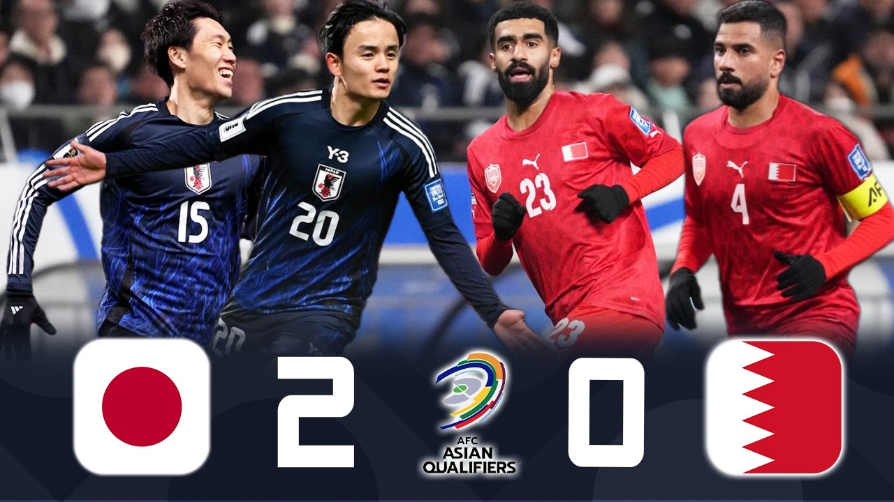 久保建英がW杯に導いた衝撃の1G1A 🤯🔥 日本代表が史上最速で出場決定 バーレーン撃破 2025/3/20