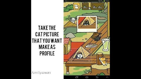 How to set cats profile picture - Neko Atsume