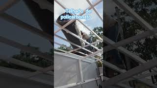 telhado de policarbonato