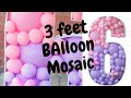 Number 6 Balloon Mosaic | Tutorial | The Real Loverlee