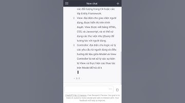 Hỏi ChatGPT về mô hình MVC trong lập trình web ASP.NET. #hainamtech #chatgpt #mvc