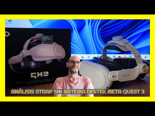 Correa para Meta Quest 3 Accesorios, Batería Strap para Oculus Quest 3, con  Batería de 8000 mAh para Tiempo de Juego Adicional de 4 Horas, Gran  Comodidad con Contrapeso - Aubika : : Videojuegos