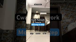 Cwalk footwork Moving V step tutorial #jddancetutorial #cwalk #vstep #cwalking #hiphop