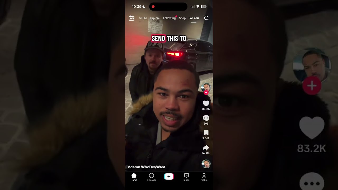 Quickly Scrolling Through TikTok 445