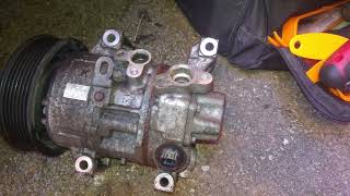 AC compressor and condenser replacement - Toyota Corolla D4D 2.2 Diesel