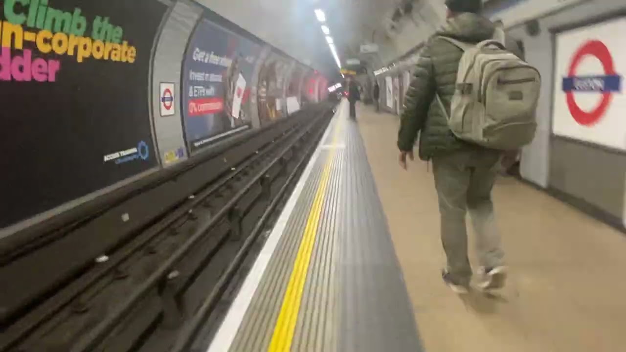 Northern line: Moorgate - Euston | Victoria Line: Euston - Tottenham Hale.