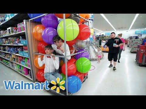 BEST HIDE AND SEEK SPOT IN WALMART! (KICKED OUT)