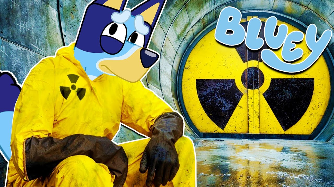 BLUEY INTENTA SOBREVIVIR 100 DIAS en un BUNKER NUCLEAR | Las Aventuras de BLUEY en ROBLOX!