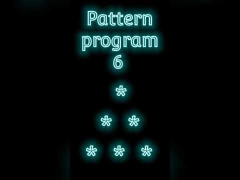 Pattern program 6 in c programming || pyramid pattern || c_33