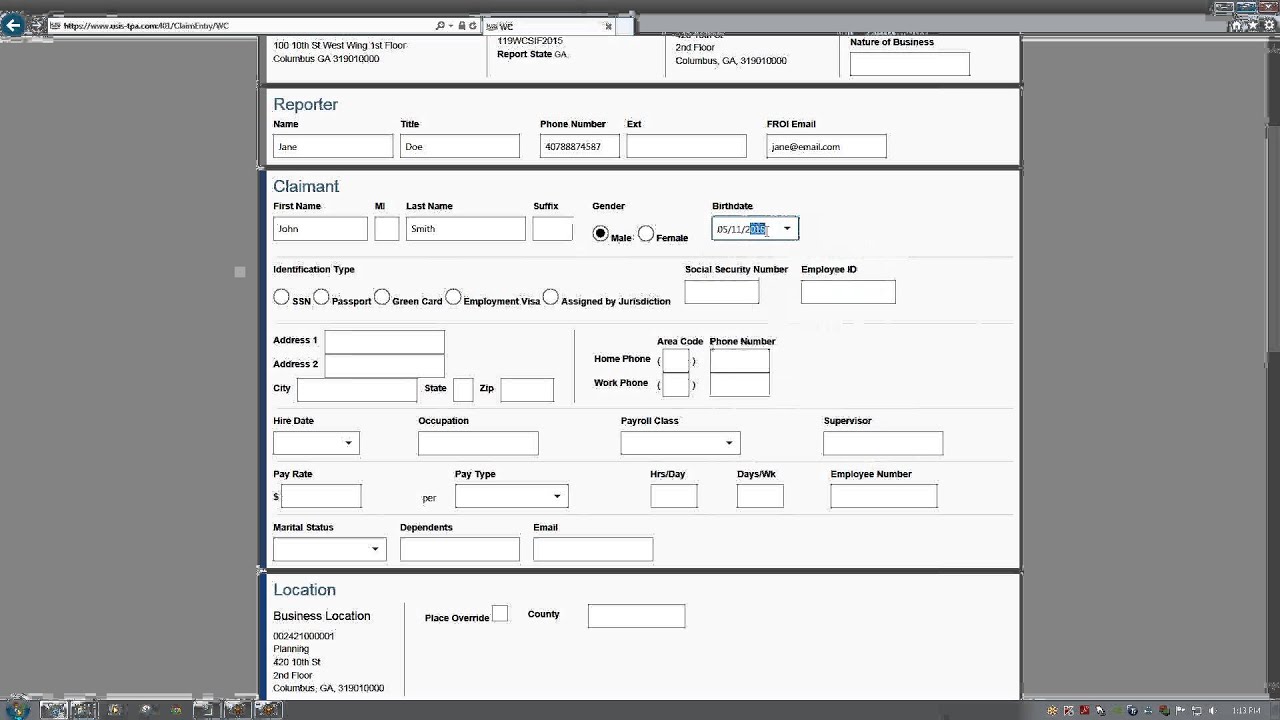 USISiNet Claim Intake Tutorial - YouTube