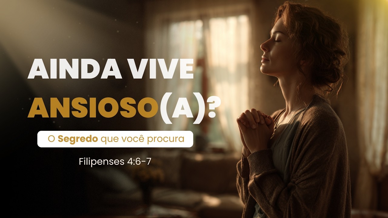 Não Ande Ansioso: Como Transformar Preocupação em Oração (Filipenses 4:6-7) I Versiculos Biblicos