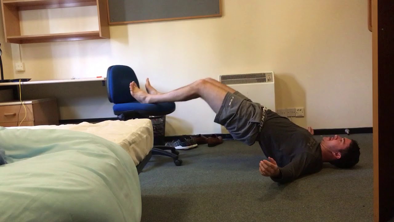 Hamstring Curl w/Desk Chair! YouTube